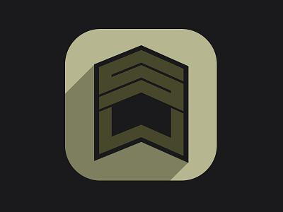 Softwar App Icon airsoft app branding design icon logo militar military mobile