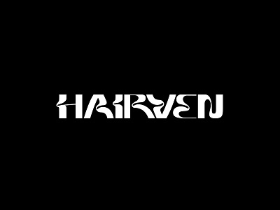 Wordmark for Hairven, a hair salon. brand branddesign brandidentity branding logo wordmark