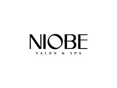 Niobe Salon & Spa Logotype beautylogo brand branddesign brandidentity brandidentitydesign branding design healthbrand logo logomark