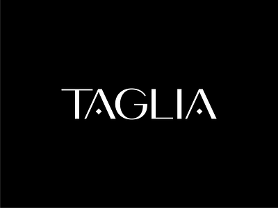 Taglia Custom Wordmark brand branddesign brandidentity branding cosmeticsbranding fashionbrand logo logomark madebywomenforwomen womenscosmetics