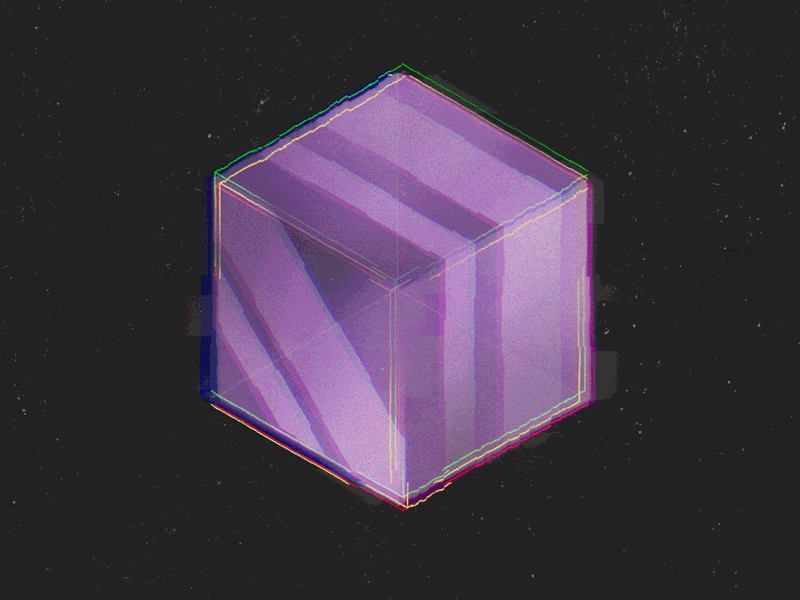 Glitch Cube 3d cube after effects cube glitch motion design motion graphics