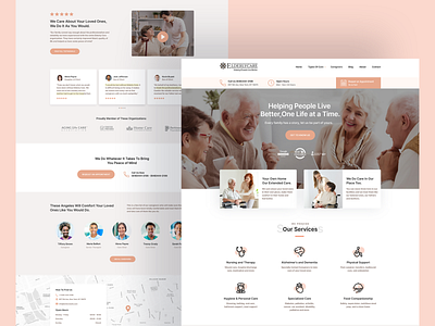 Senior Care Landing Page