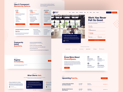 Shared Space Landing Page