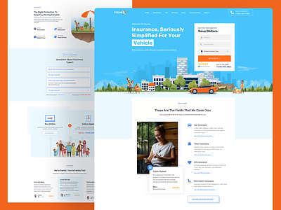 Insurance Company Landing Page