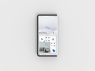 Start Screen | 📱 | phone design system foldable industrial design interaction surface ui ux windows