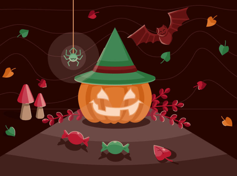 Jack-o-lantern halloween jack o lantern ai illustrator vector illustration