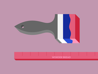 Wonder(bread)in about Balance flat design illustration texture vector