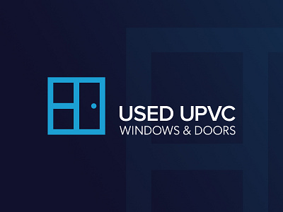 Used uPVC Windows & Doors Logo branding business design designer designs geometric graphic design graphic designer identity logo logo design logodesign logodesignersclub logomark logos logotype wordmark