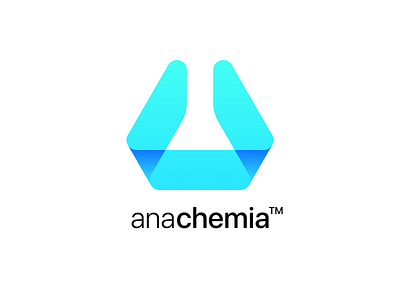 Anachemia Logo Idea design geometric idea logo symbol