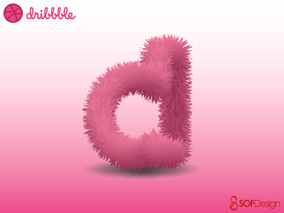 d For Dribbble dribbble font lettering logo simple typography