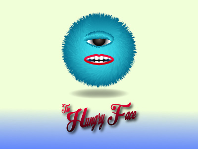 The Hungry Face cartoon character circle font font type funny illustrator typography