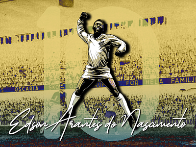 The Football Legend branding brasil brazil football legend poster public figure vector