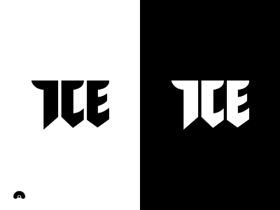 Ice @design concept ice logo