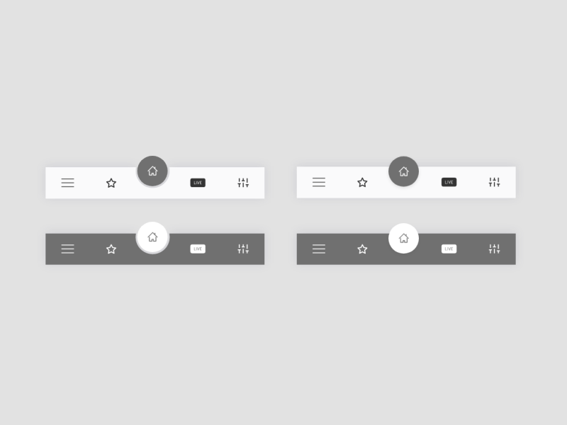 Navigation Bar by Ash J. on Dribbble