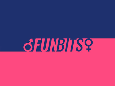 Funbits Zine Vol. 1 Cover design female females fun logo male sex signs typography web