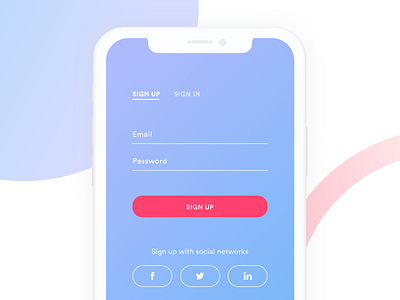 Daily UI challenge #001 — Sign up form