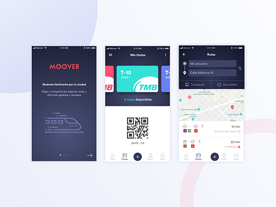 Moover app branding design geolocation googlemap map moover ui uidesign ux