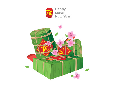 Happy lunar new year_Tet branding graphic design new year tet viet nam
