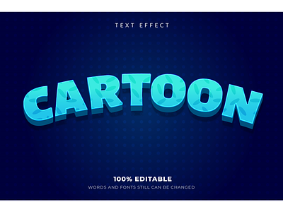 Cartoon text effect background