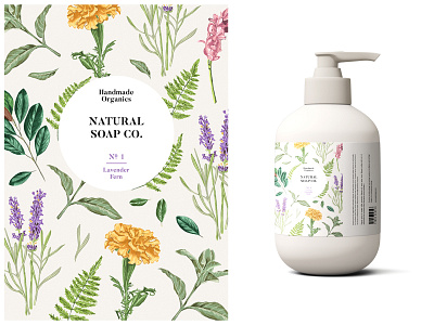 Botanical Product Label Design botanical botanical art botanical illustration botanical label botanical packaging candle label drawing fiverr floral flowers illustration illustration label design natural nature nature packaging packaging packaging design photoshop product label product label design