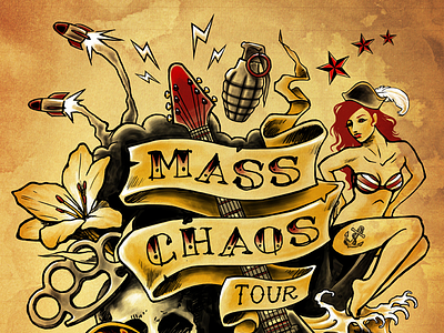 Mass Chaos Tour Poster Design