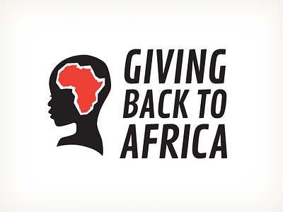 Giving Back to Africa Logo africa charity design give logo nonprofit