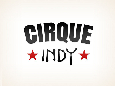 Cirque Indy circus cirque indianapolis indy logo stars stripes