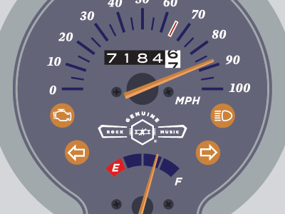 Motorcycle Console console gotham icon motorcycle odometer speed vector