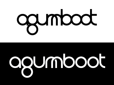 agumboot circle circular type wordmark