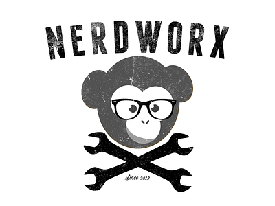 Rough Draft #2 for Nerdworx Logo