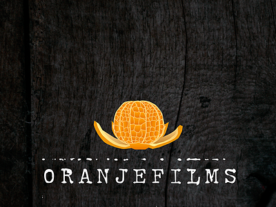 Oranjefilms logo film illustration logo orange productions