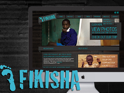 Fikisha branding logo non profit web design web site