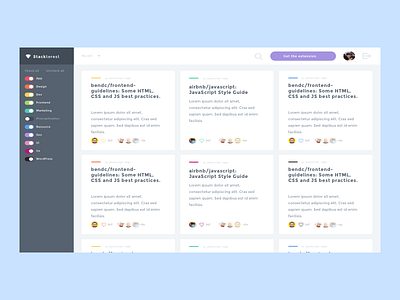 Stackterest - Dashboard dashboard stackterest ui