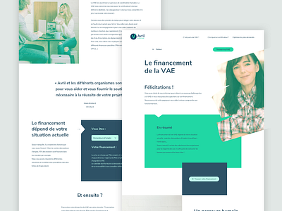 Avril - Beta.gouv - LP Financement brand design landing page typography