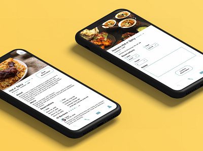 Yummy Eats app application design dining eating food food app interface mobile design mobile ui ui user experience user inteface ux