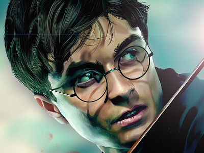 Harry Potter Digital Art corel digital painting fan art fanart fantasy film hair harrypotter illustration magic painting wacom