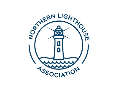 Lighthouse Line Logo branding flat lighthouse line logo logo design nautical simple