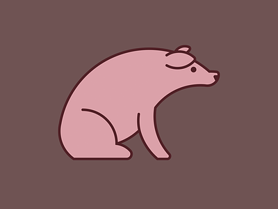 Pig Icon animal farm icon illustration illustrator pig