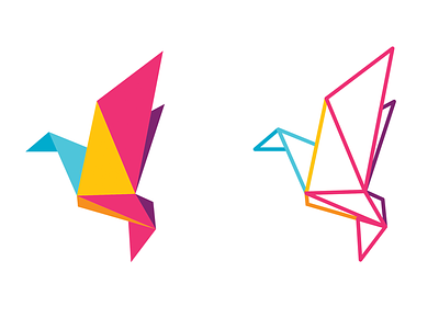 Arts Community Icon Project bird design flat illustration illustrator logo simple vector