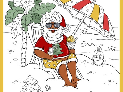 Cover of Christmas Coloring book