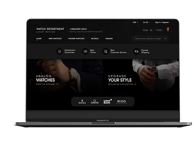 Watches Store Website Design