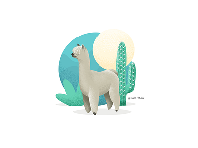 Cute alpaca alpaca cute illustration