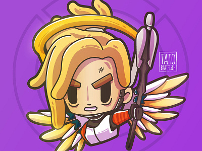 Overwatch Mercy blizzard game gamer mercy overwatch pc player