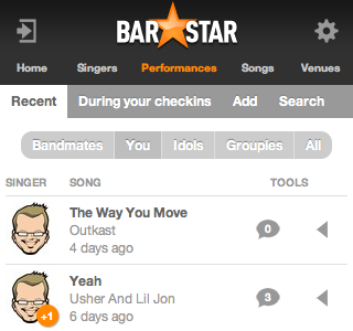 Thanks, Dribbble! barstar game iphone karaoke orange playbarstar webapp
