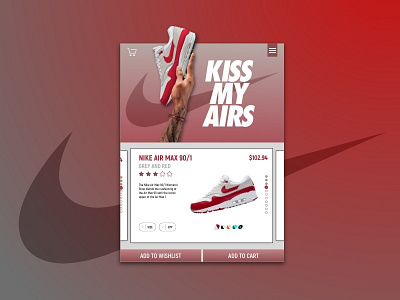 Nike - Tablet E-Commerce add to cart air force ones cart e commerce invision studio nike sketch tablet ui ui design user experience user interface ux