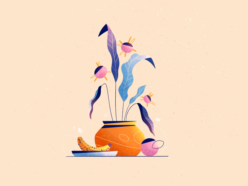 STILL LIFE by Ada Vishneva for Felic Art on Dribbble