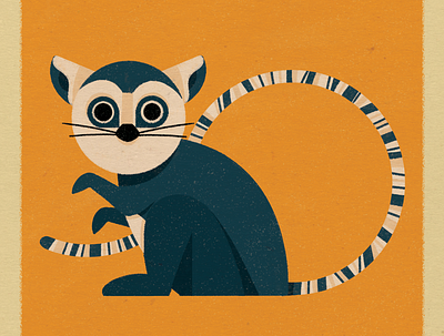 LEMUR art illustration design artists artist creative draw graphic graphics illustration lemur paper picture