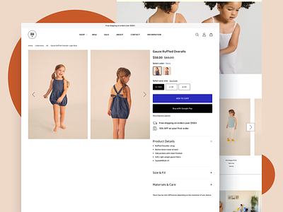 MAYBELL Conversion Optimized (CRO) - Product Page Design advertising agency conversion optimizations ecommerce landing page minimal product pqge user experience design