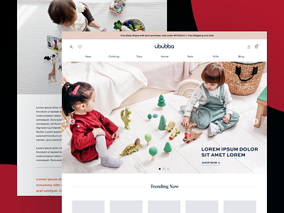 Ububba Redesign - For Better User Experience advertising agency brand identity design ecommerce user experience design web