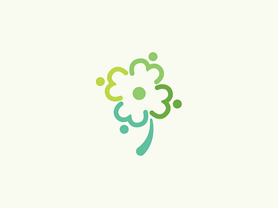 Clover Community care clover community design fresh group human logo logo design logos luck lucky medic natural nature people person plant